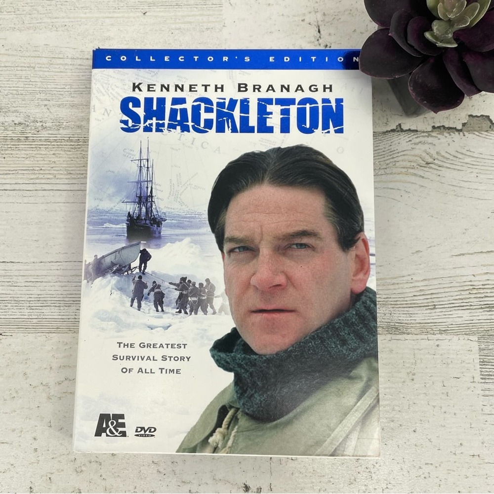 Shackelton Kenneth Branagh DVD Set Of 2 A&E Survival Story - Picture 1 of 5